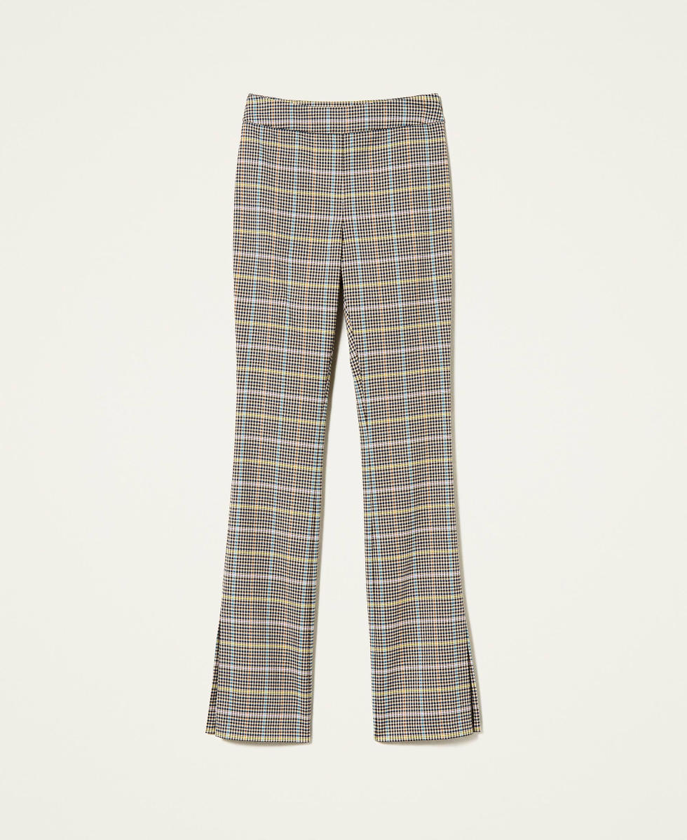 Pantalones de Pr&iacute;ncipe de Gales multicolor