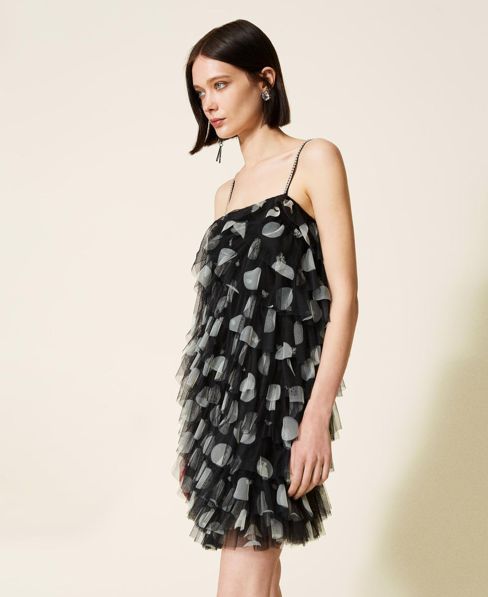 Vestido volantes lunares sale