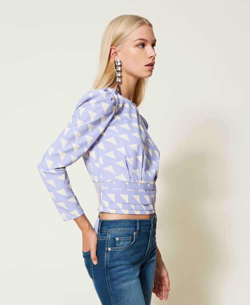 Recycled polyester blouse