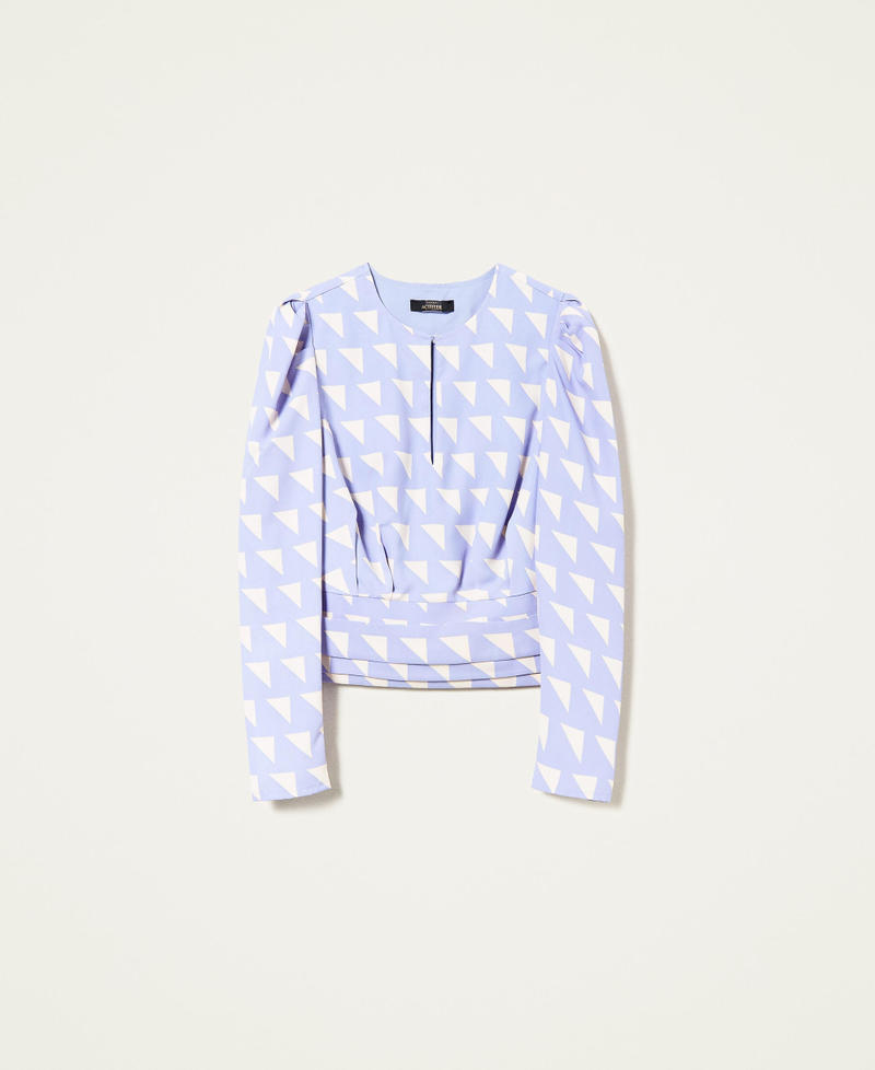 Blouse avec polyester recyclé