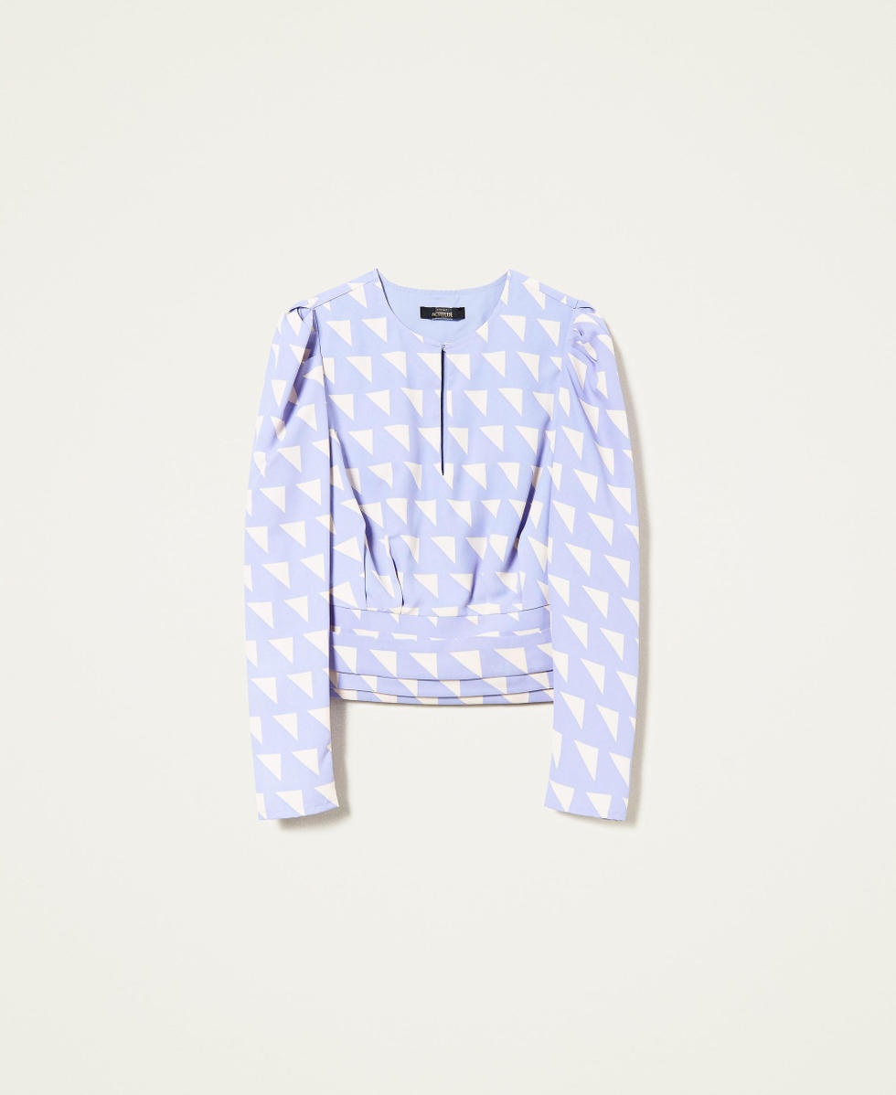 Recycled polyester blouse