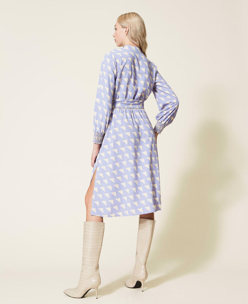 Robe chemisier avec polyester recyclé
