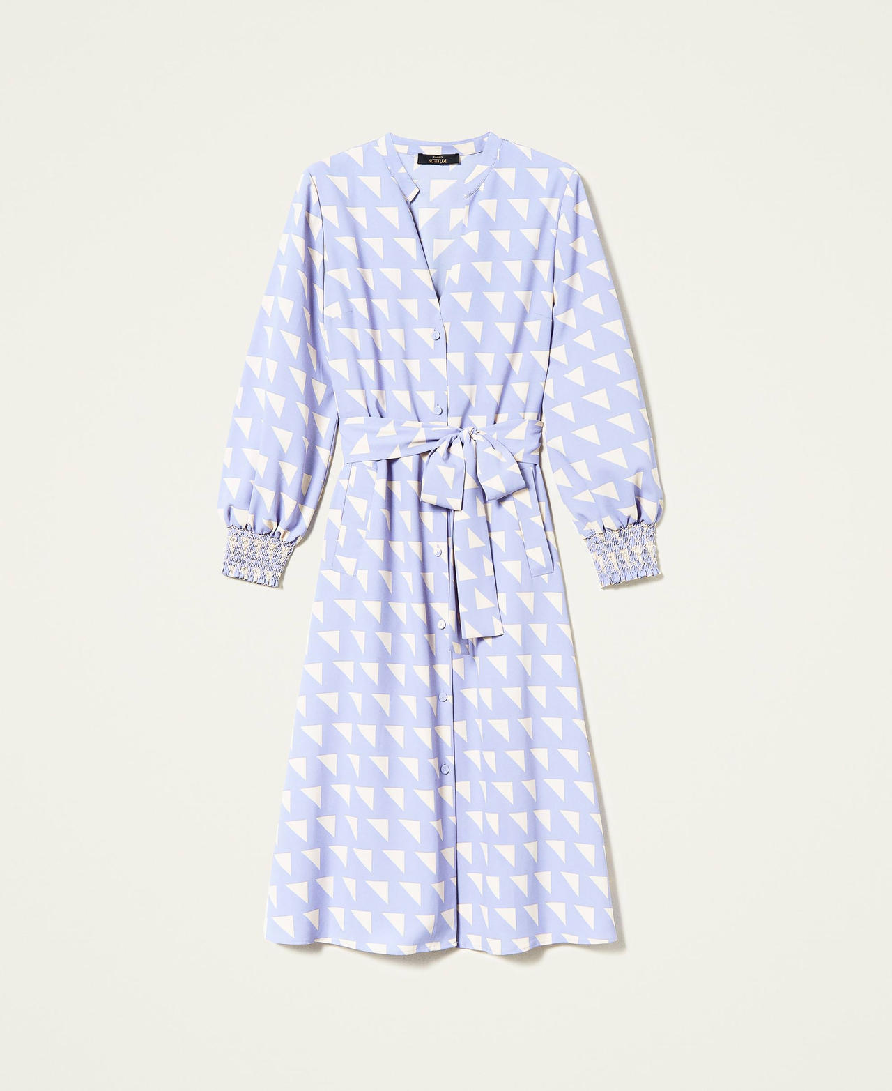 Robe chemisier avec polyester recyclé