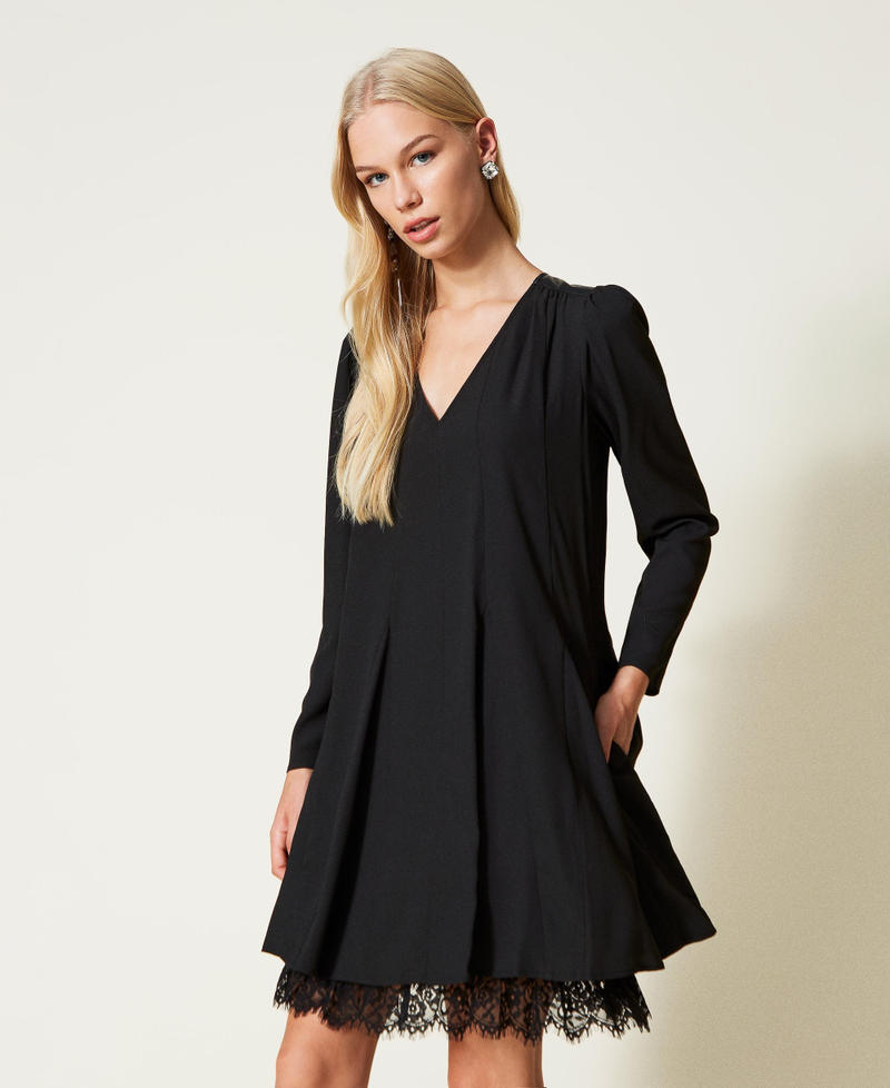 Recycled polyester short dress