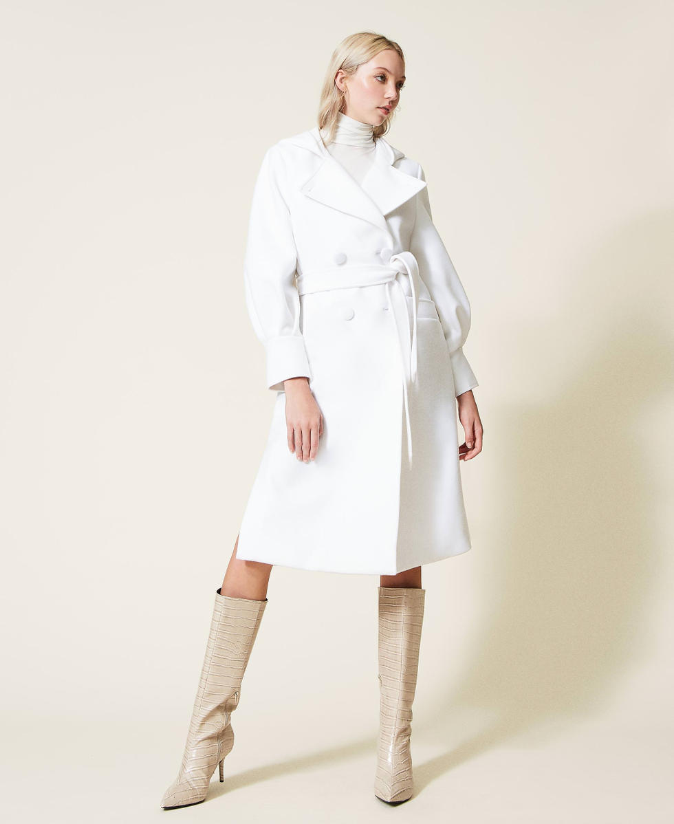 Polyester long coat discount
