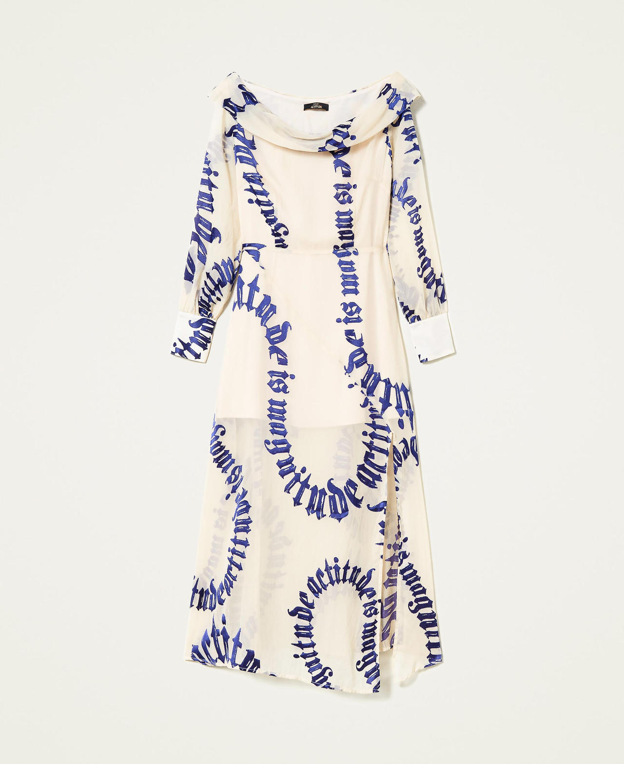 Maxikleid mit Dévoré-Print