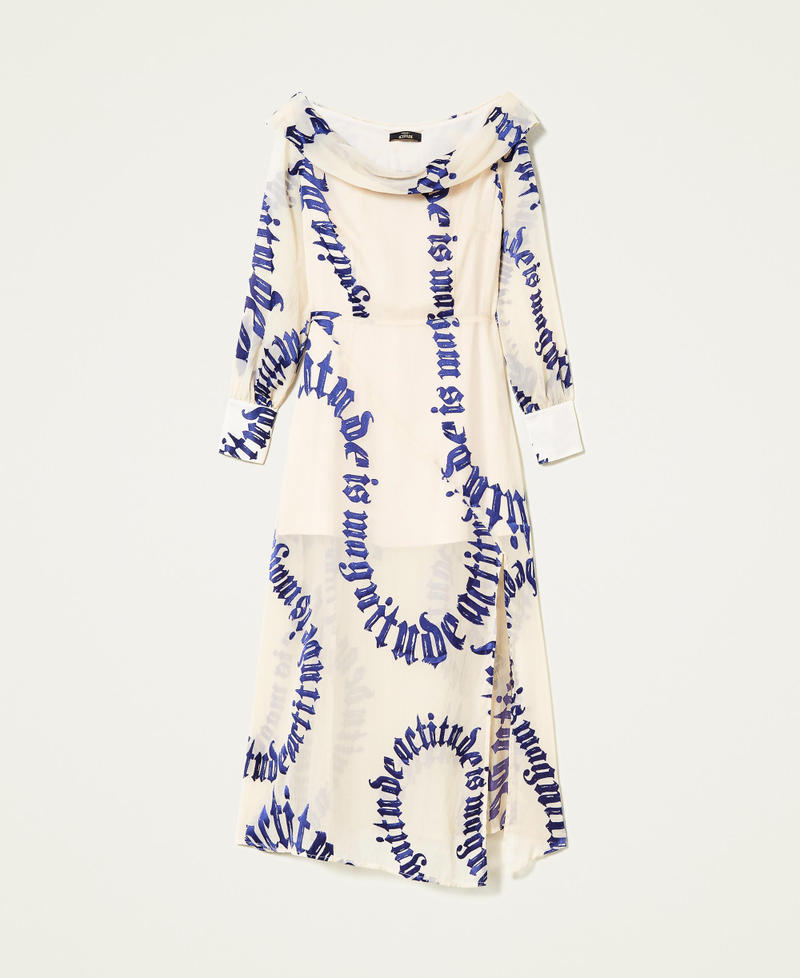 Maxikleid mit Dévoré-Print