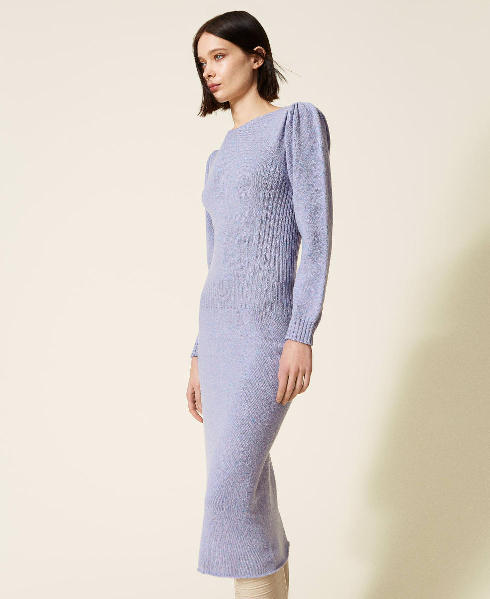 Midikleid mit Recyclinggarn