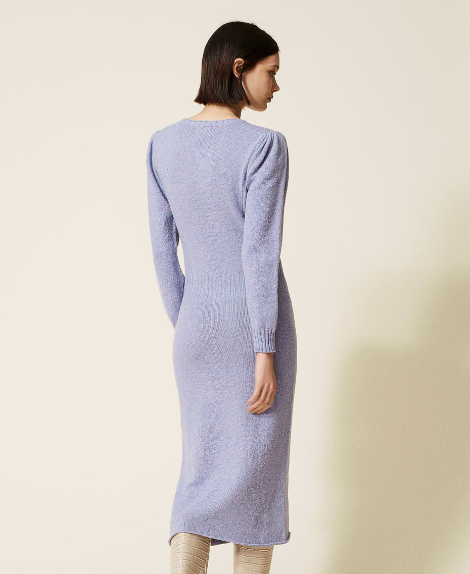 Robe midi avec fil recyclé