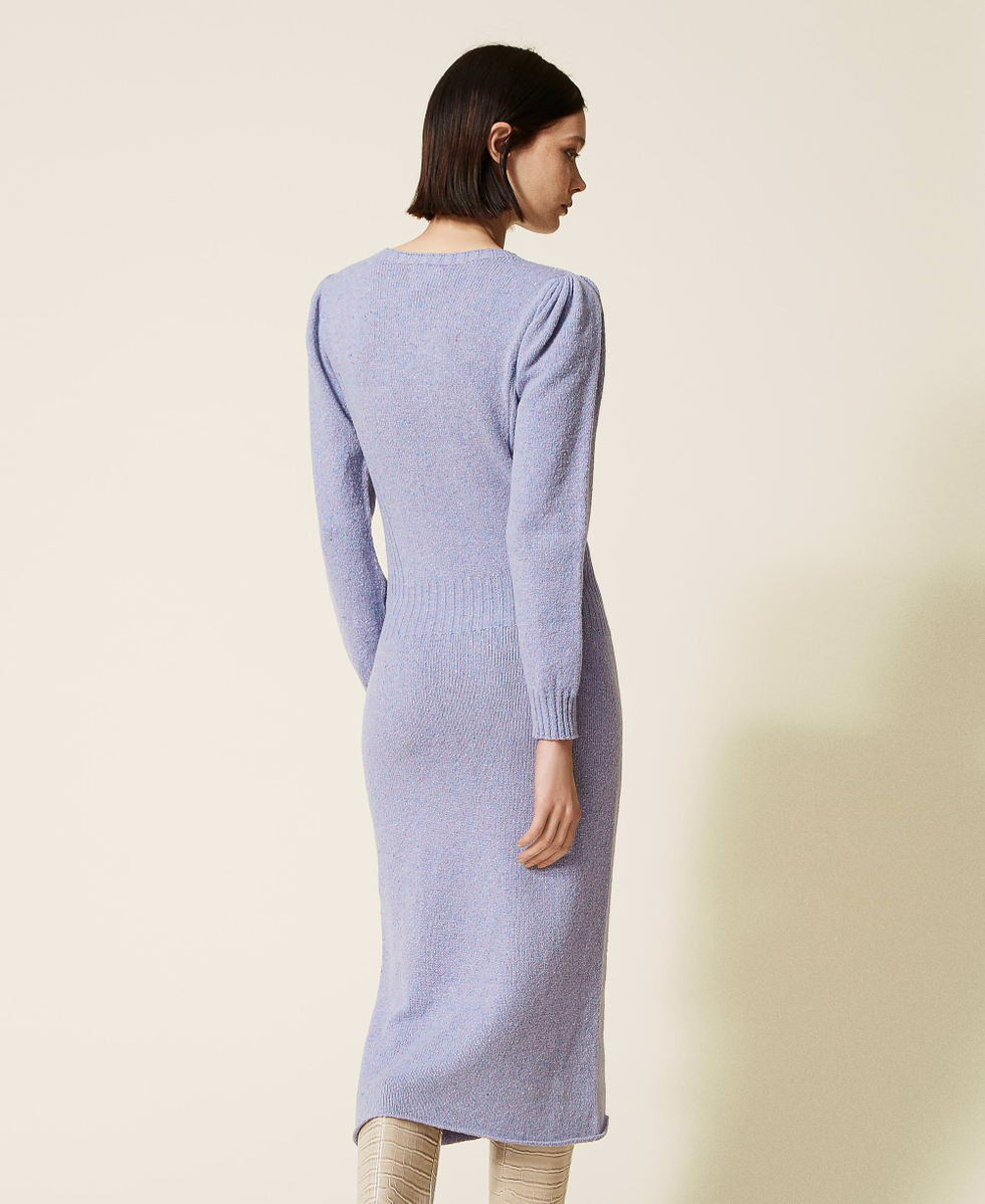 Midikleid mit Recyclinggarn