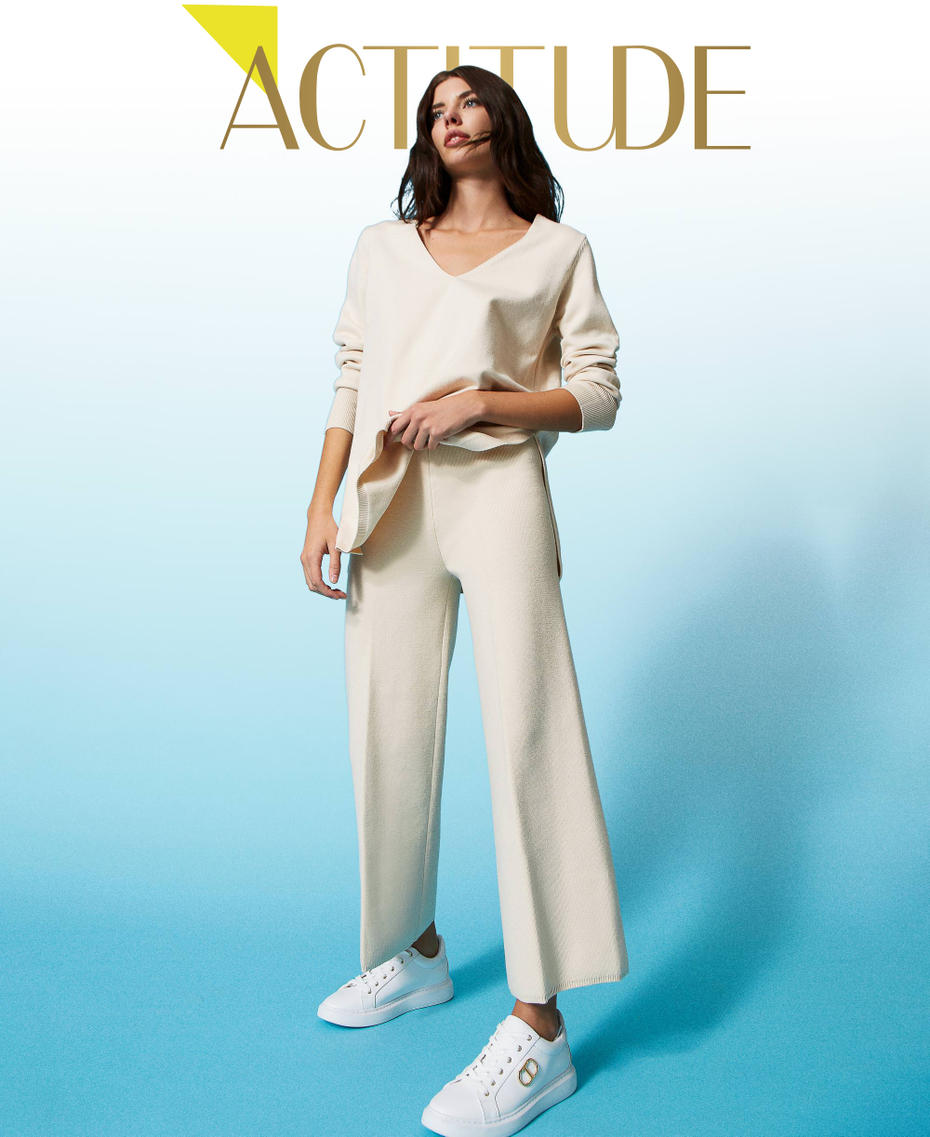 Pantal&oacute;n con tejido reciclado