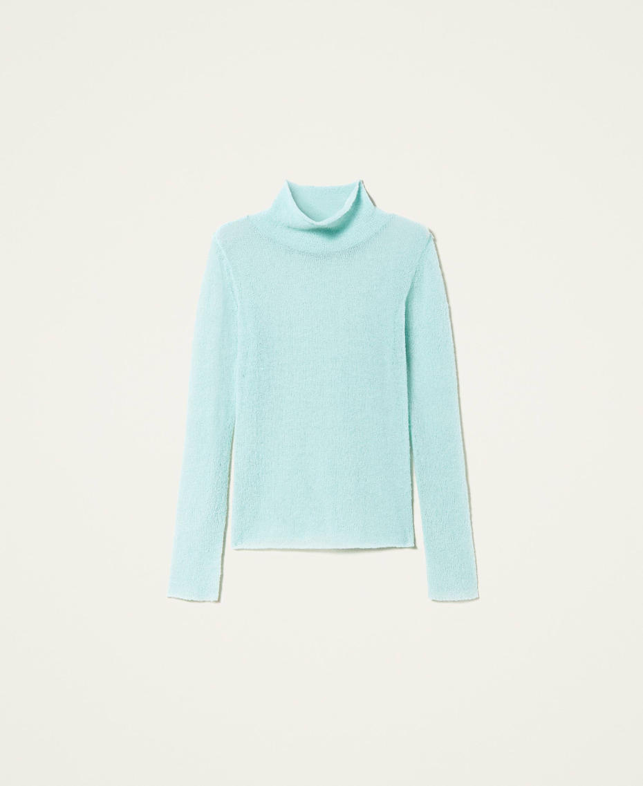 Maglia in misto lana boucl&eacute;