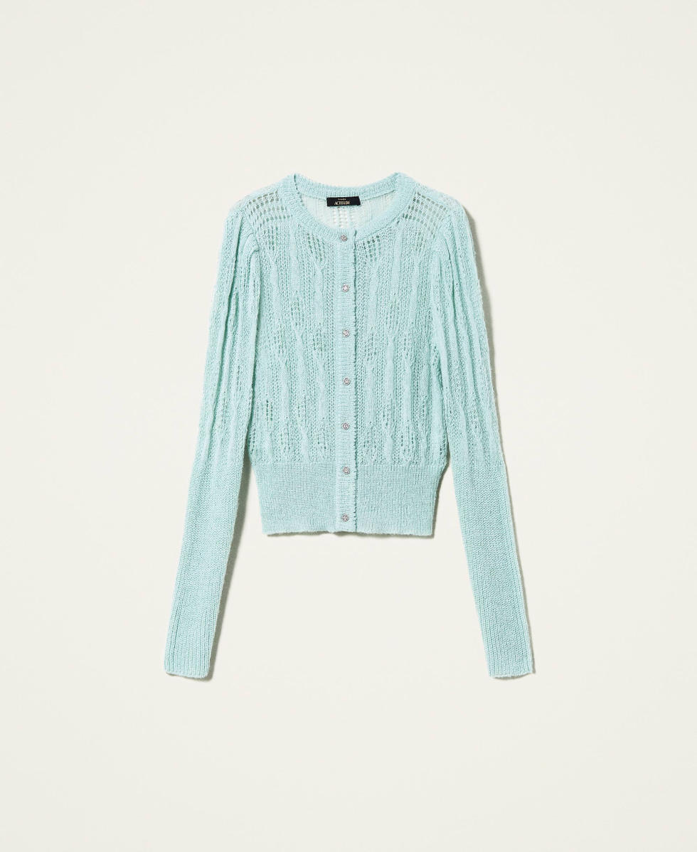 Strick-Cardigan mit Mustermix