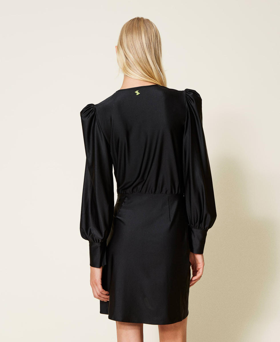 Robe courte MYFO avec drap&eacute;