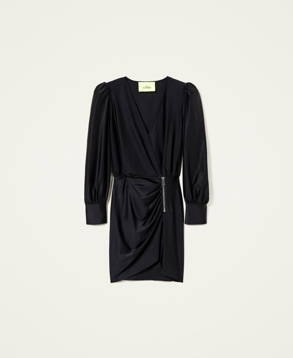 Robe courte MYFO avec drap&eacute;