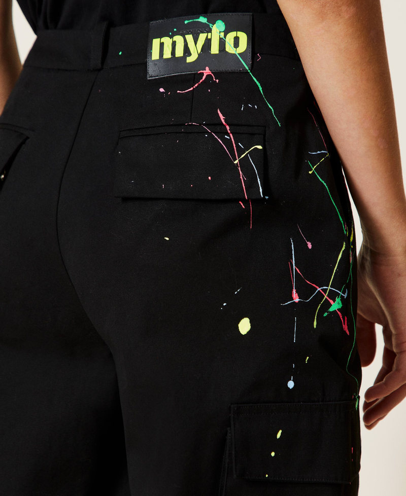 MYFO canvas cargo trousers