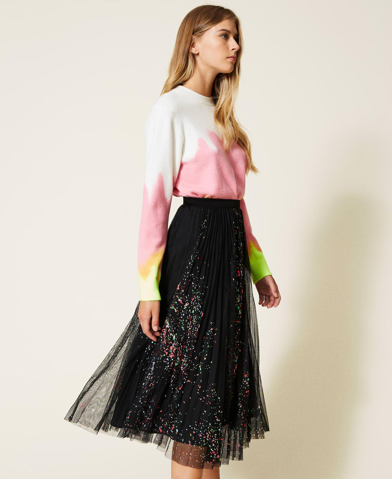 MYFO midi tulle skirt