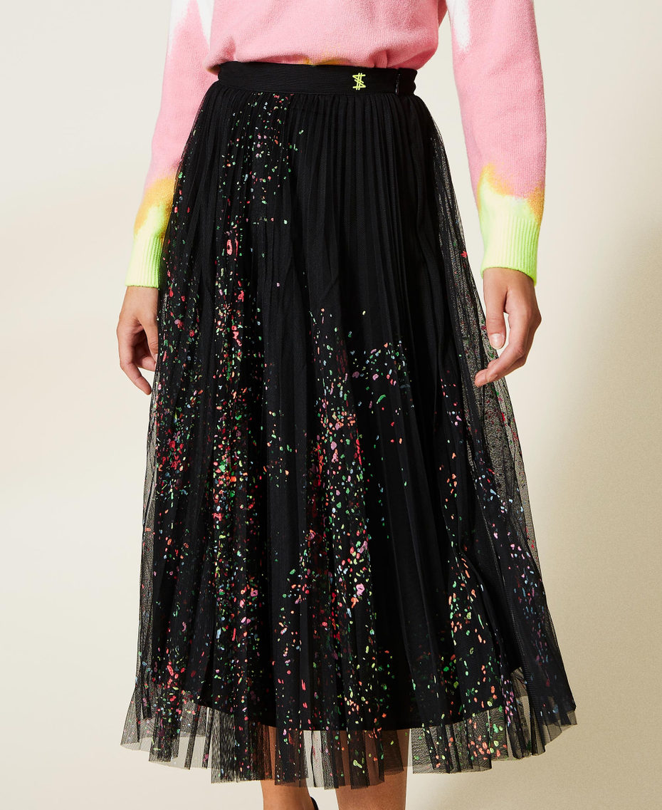 MYFO midi tulle skirt