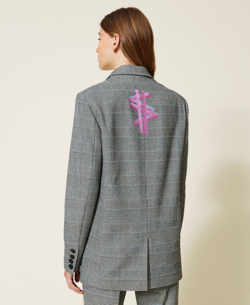 Giacca blazer MYFO in Principe di Galles