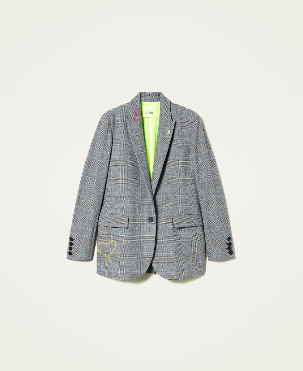 Giacca blazer MYFO in Principe di Galles