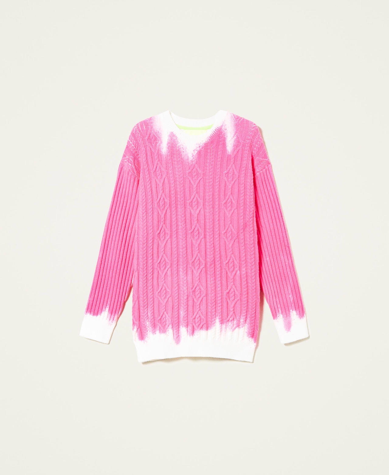 MYFO jumper with fadeout print and diamond shapes