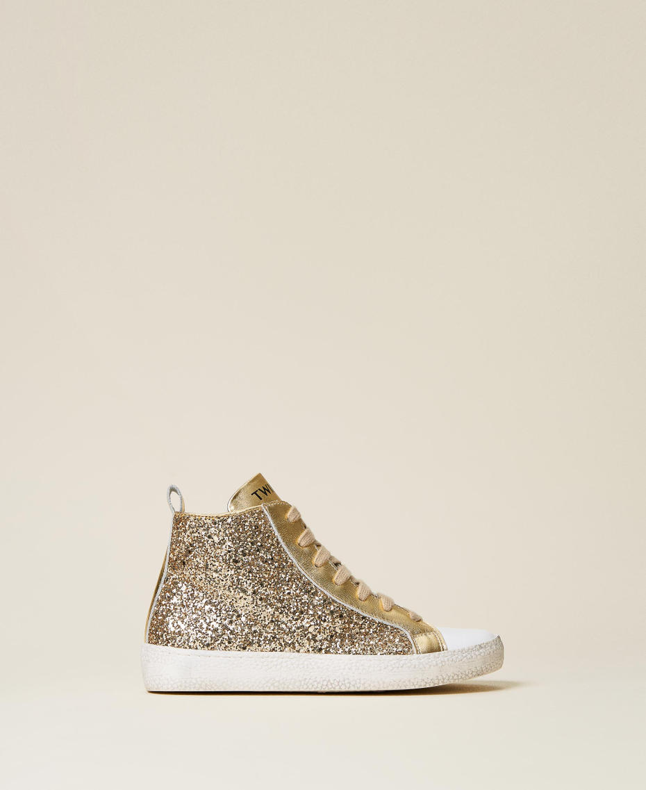 Full glitter trainers