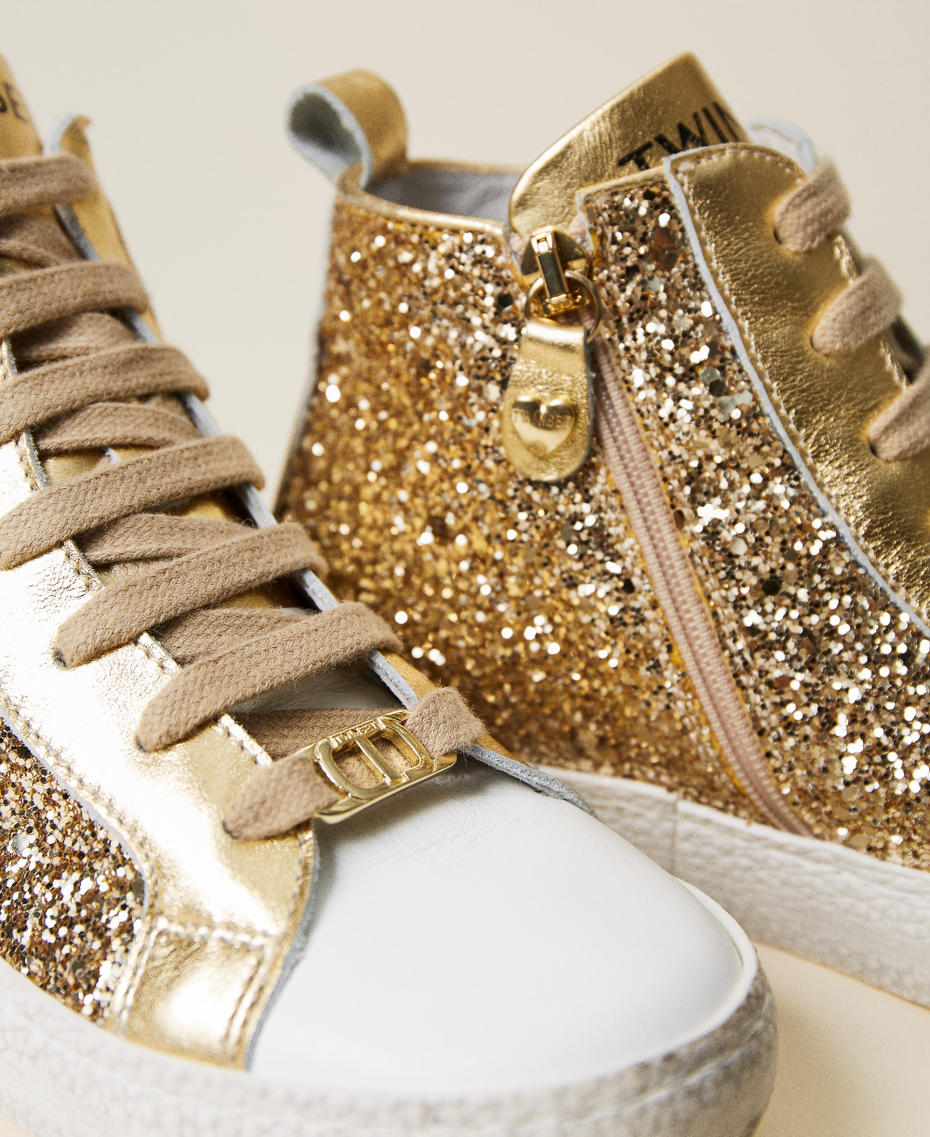 Full glitter trainers