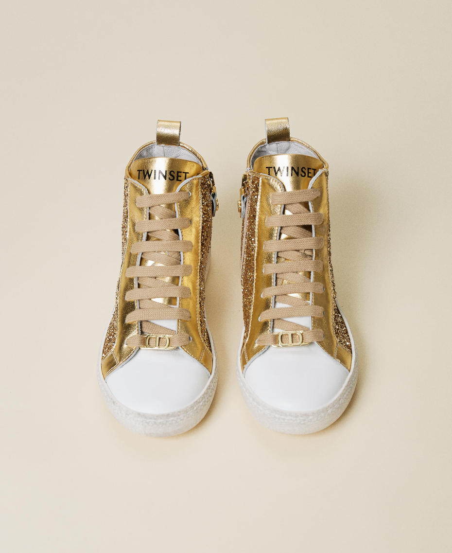 Full glitter trainers