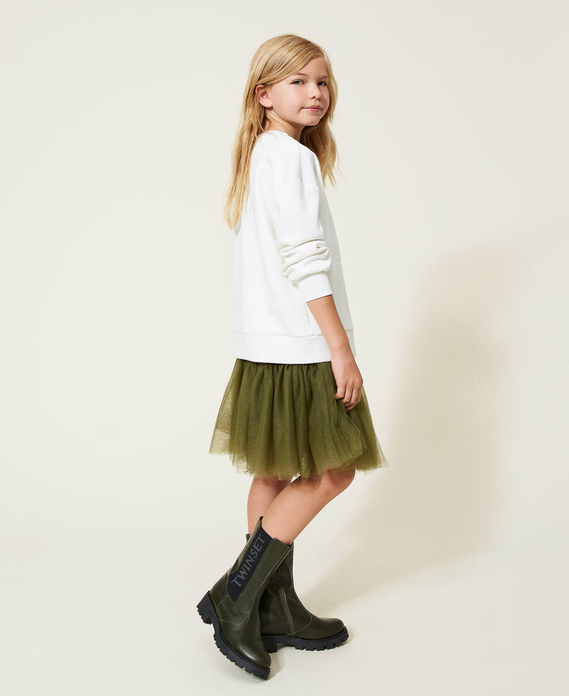 Scuba dress with slip