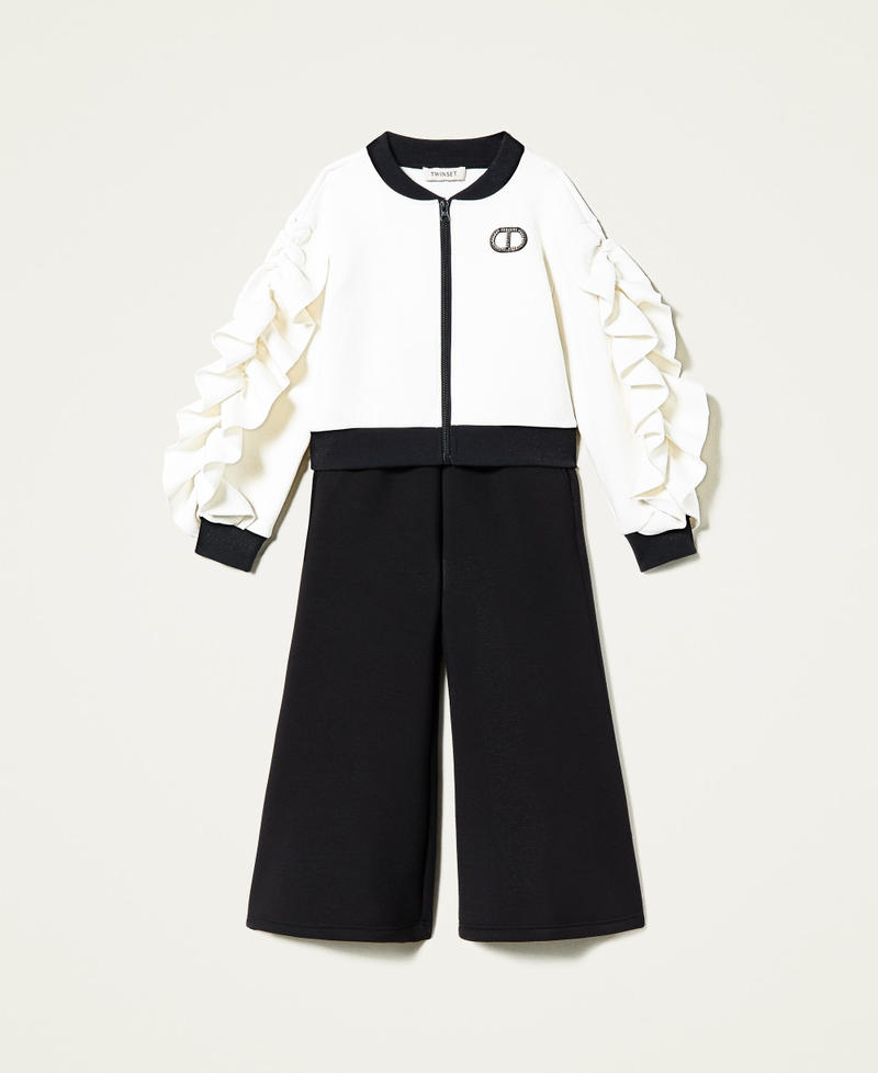 Scuba sweatshirt and trousers