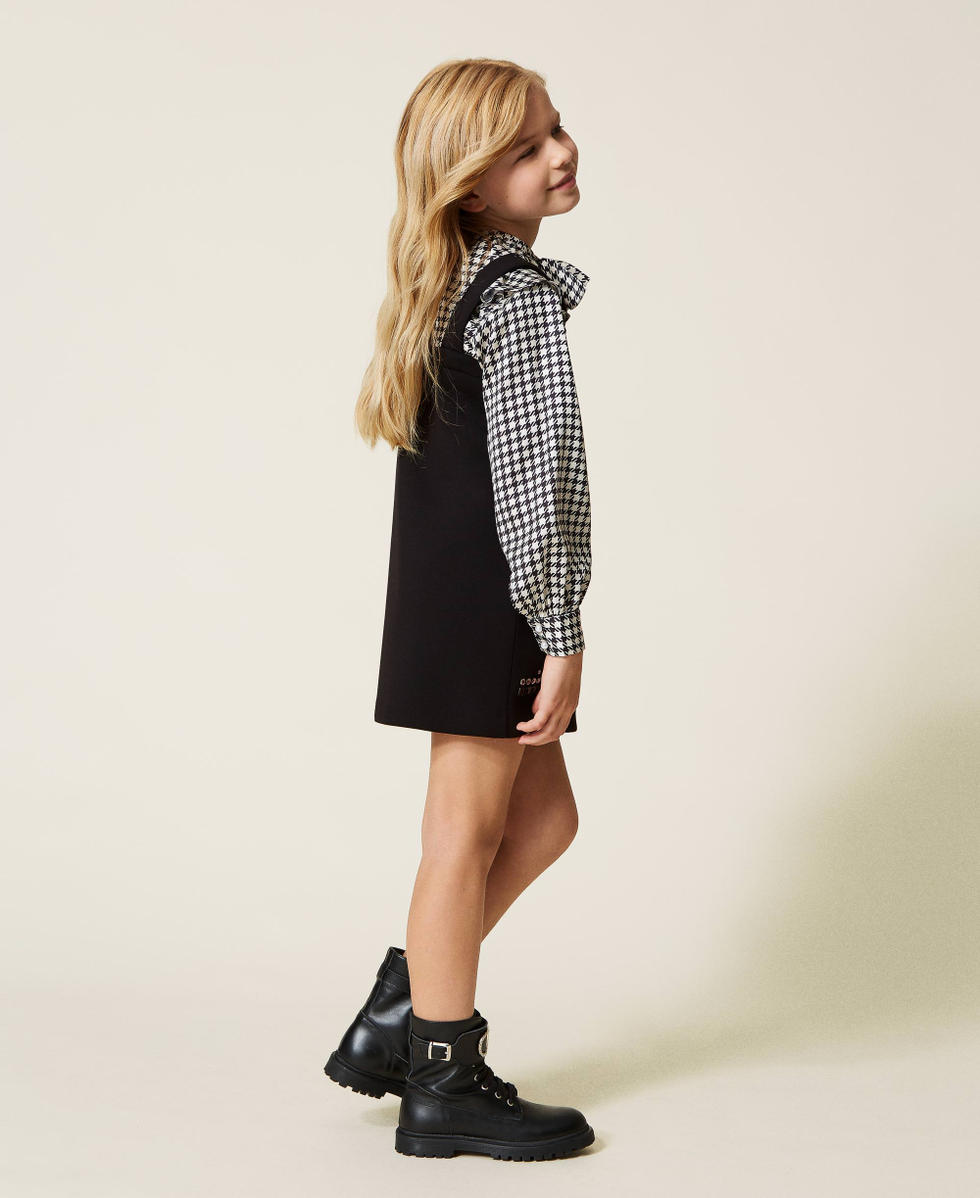 Scuba dress with studs