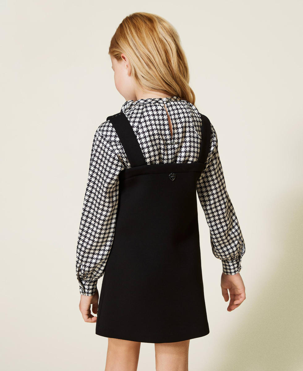 Scuba dress with studs