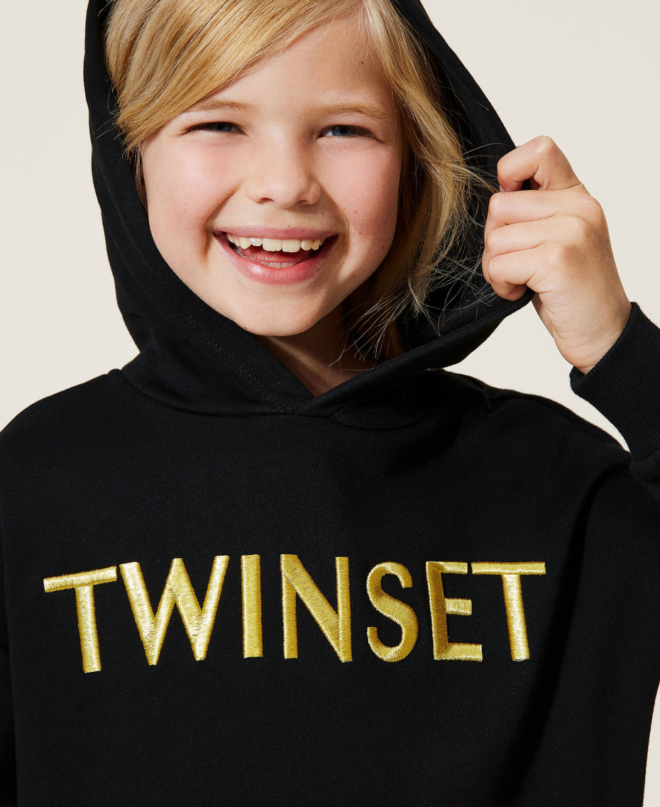 Robe en molleton avec tulle paillet&eacute;