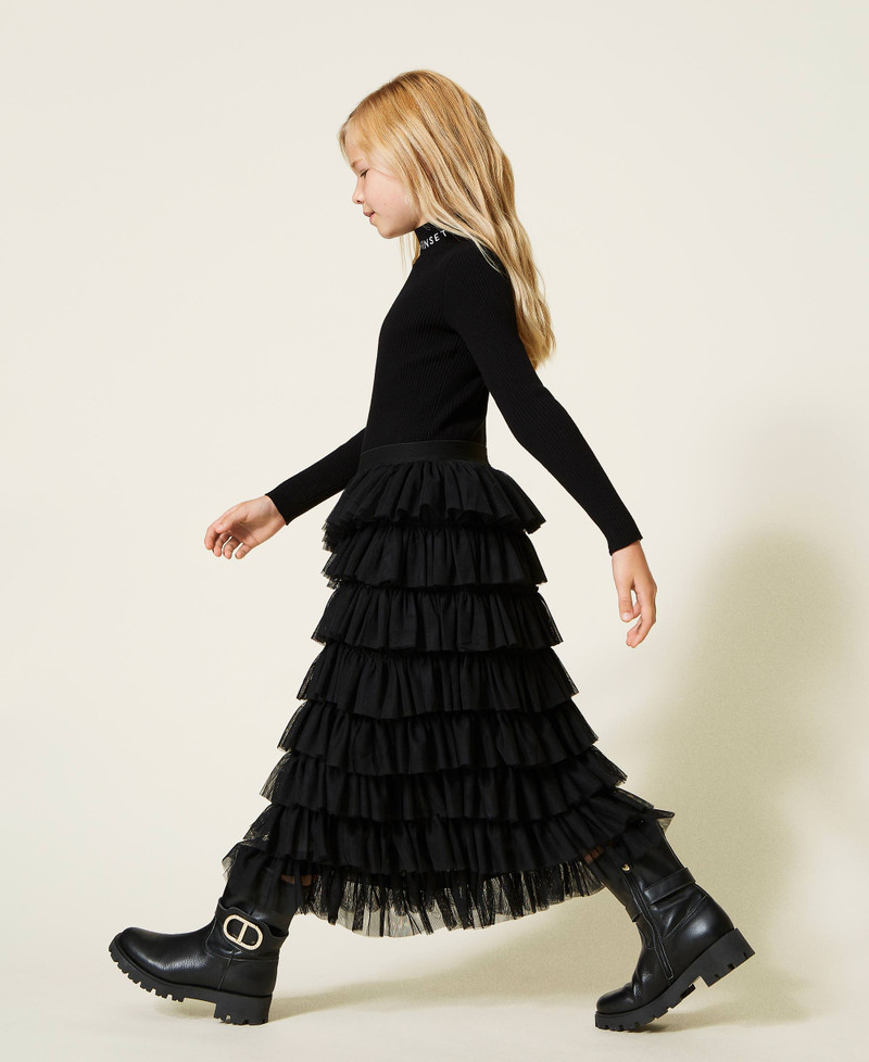 Gonna In Tulle Per Bambina – Nera, Colorata, Per Feste, Carnevale, Ballo, Taglie 2-8 Anni