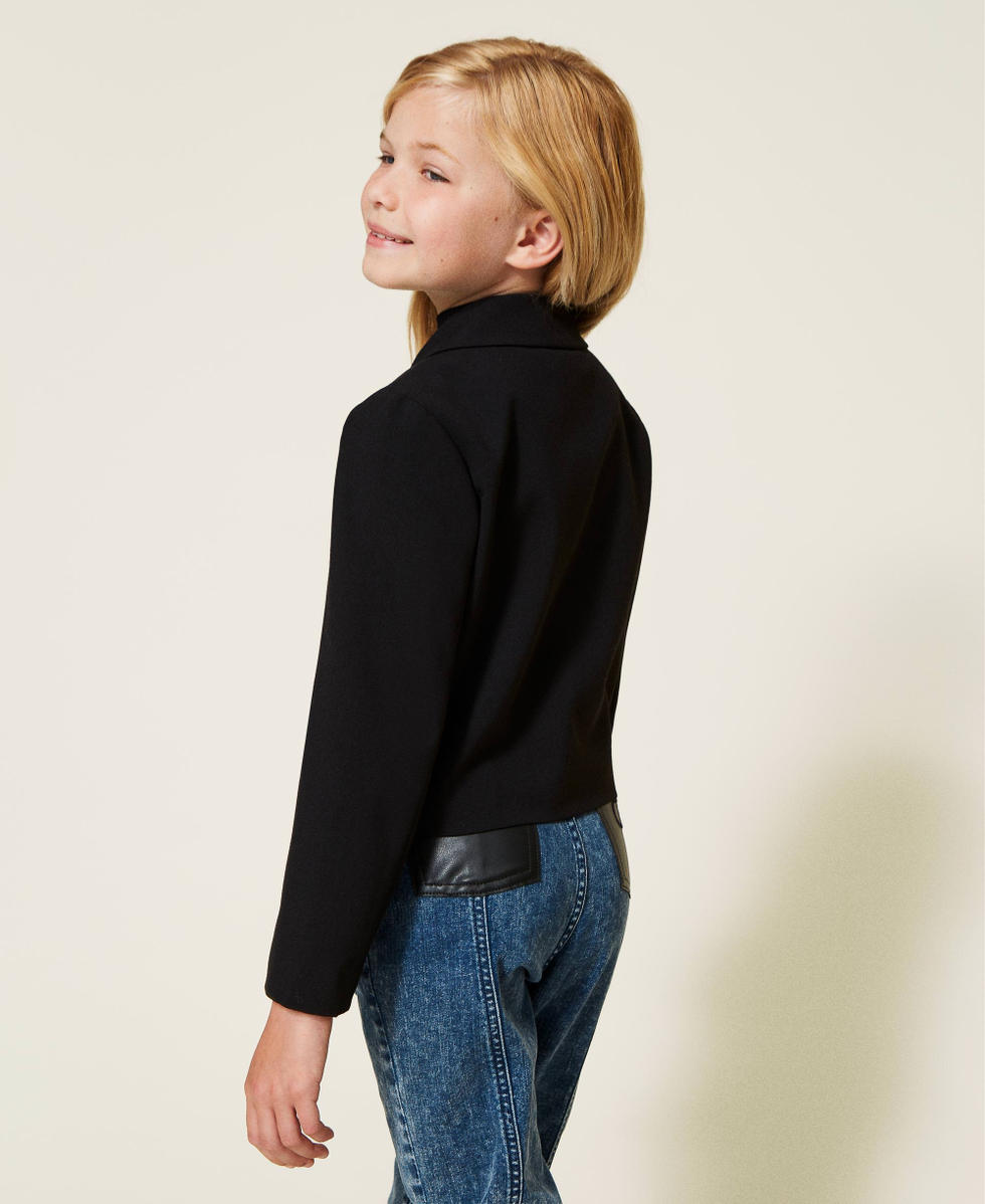 Blazer mit Schmucklogo