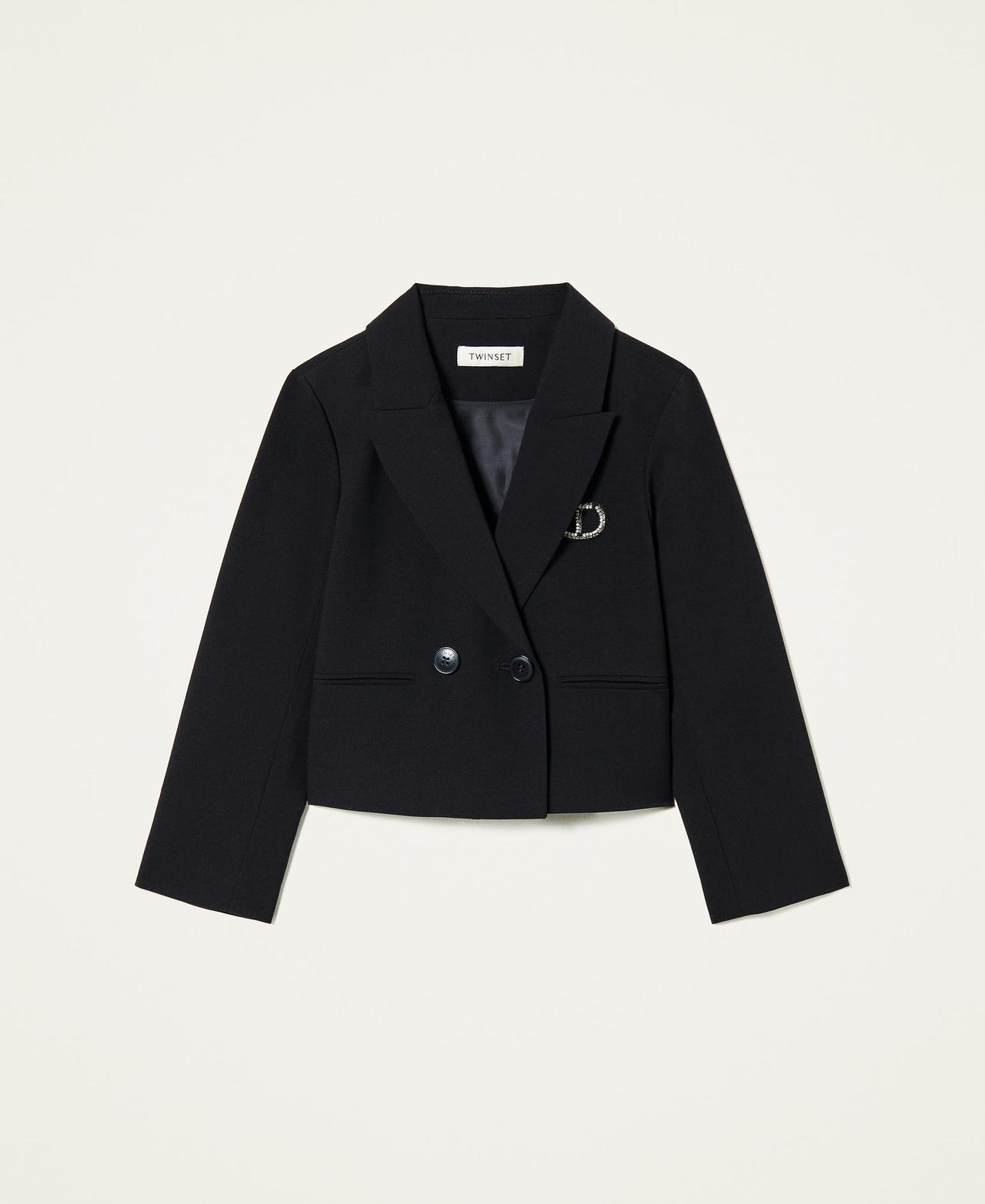 Blazer mit Schmucklogo