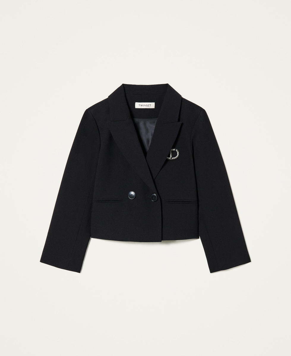 Blazer mit Schmucklogo