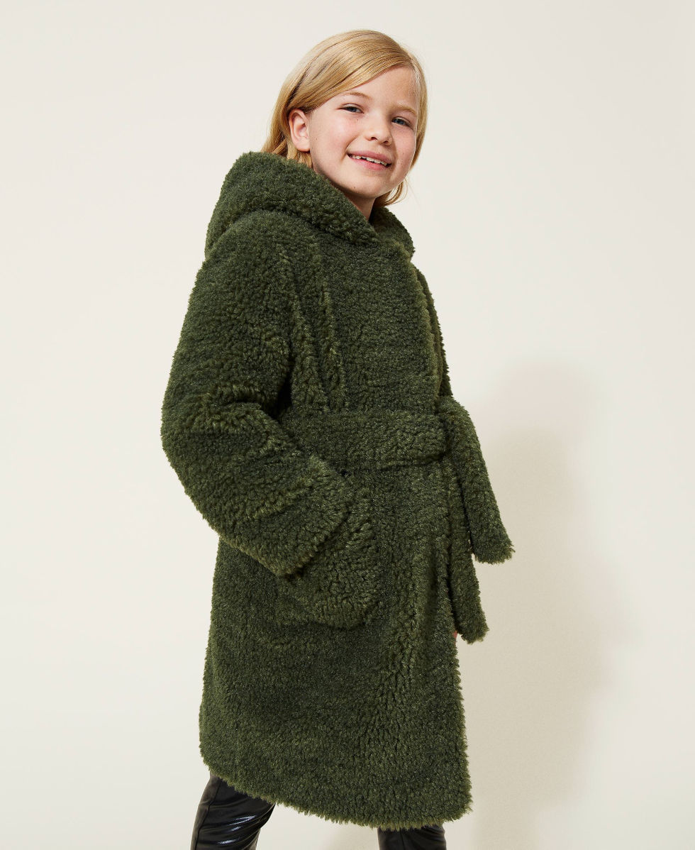 Manteau fourré fille online