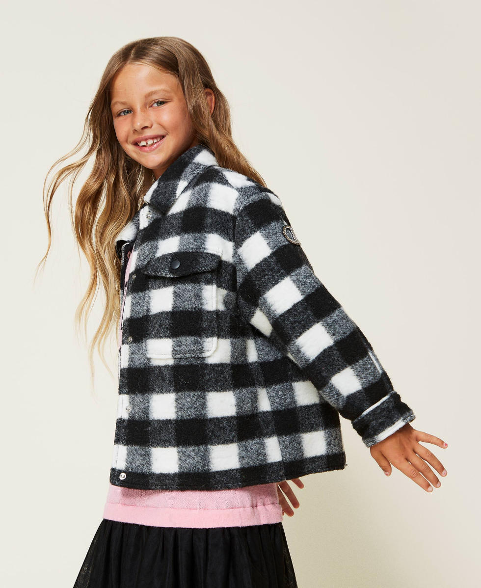 Blouson à carreaux on sale