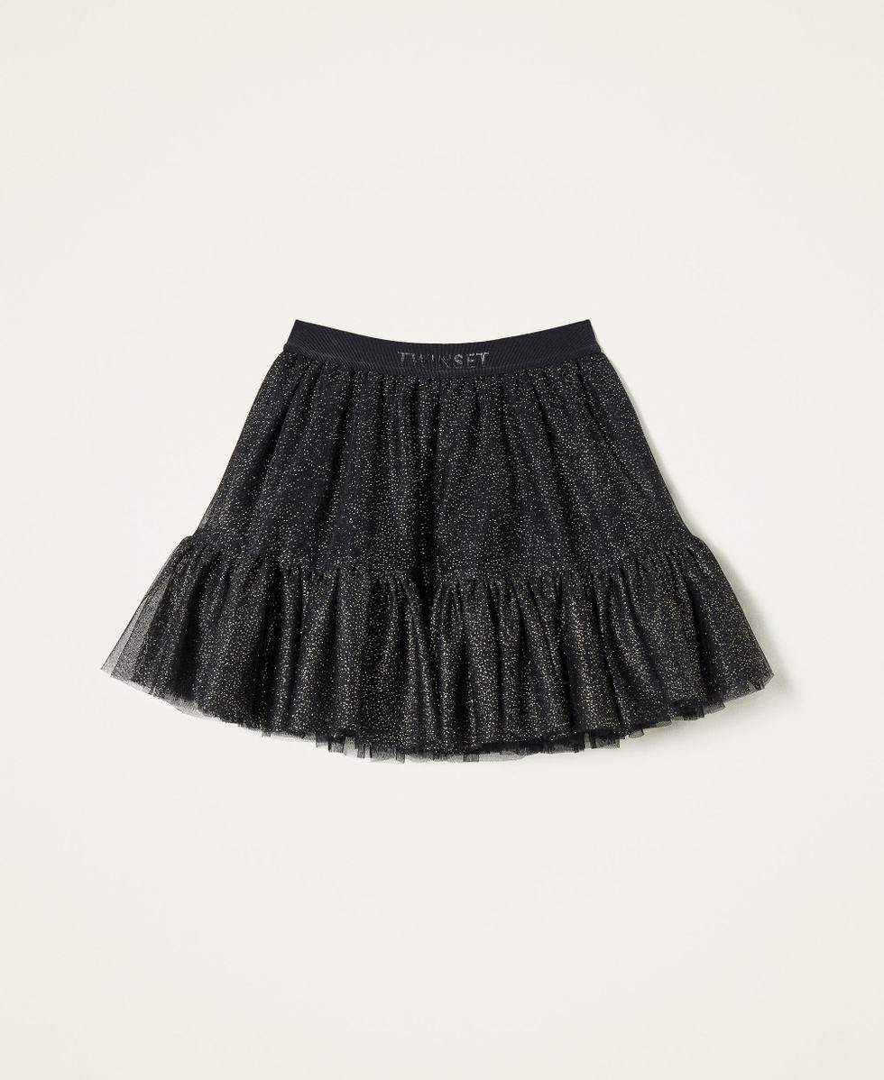 Glitter tulle skirt