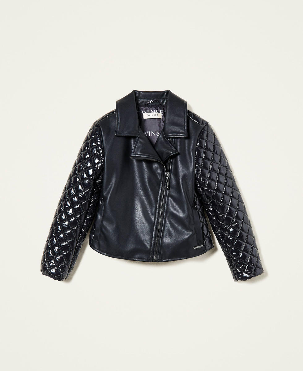 Giacca pelle twin set discount