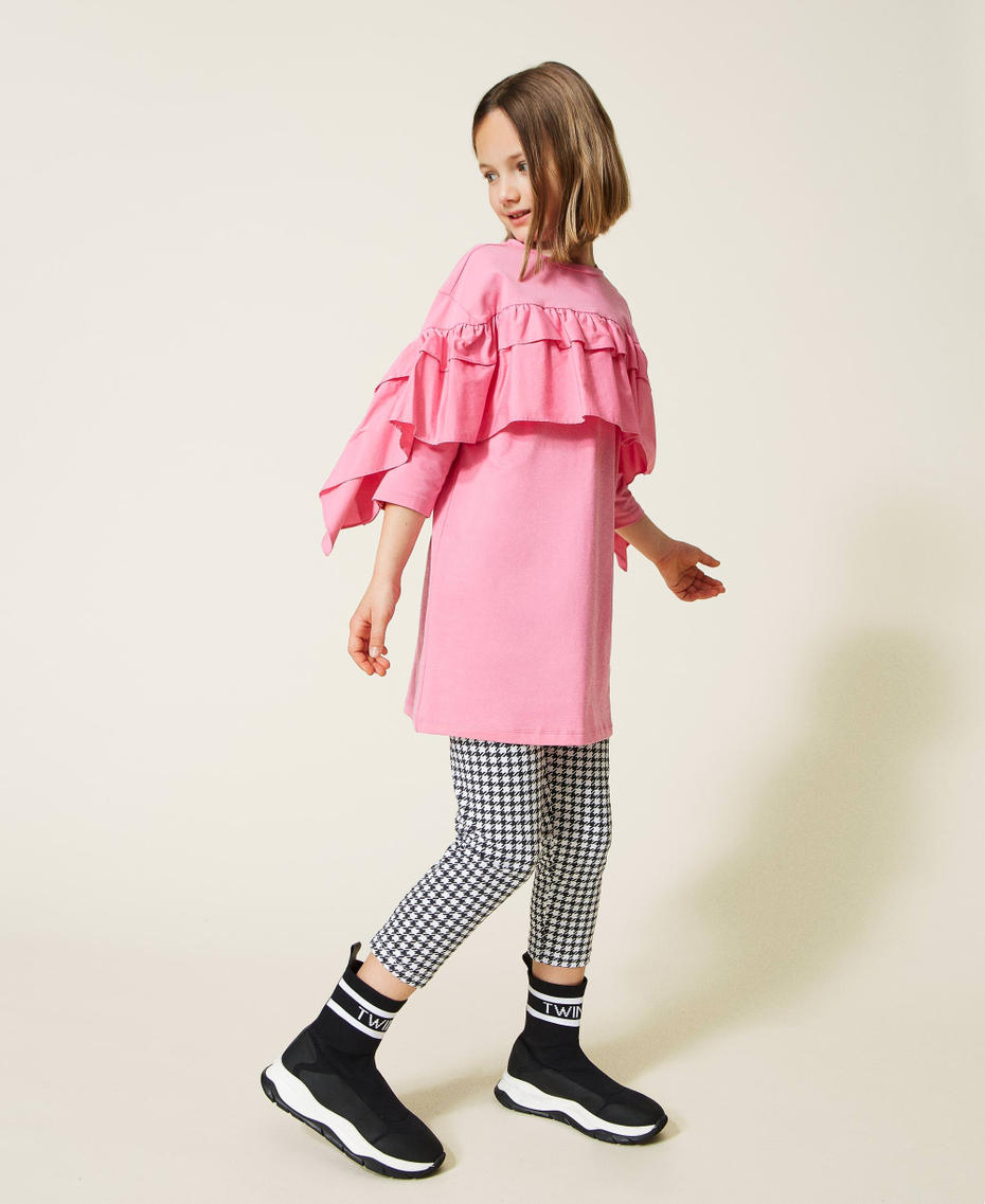 Maxi t-shirt avec volants et legging