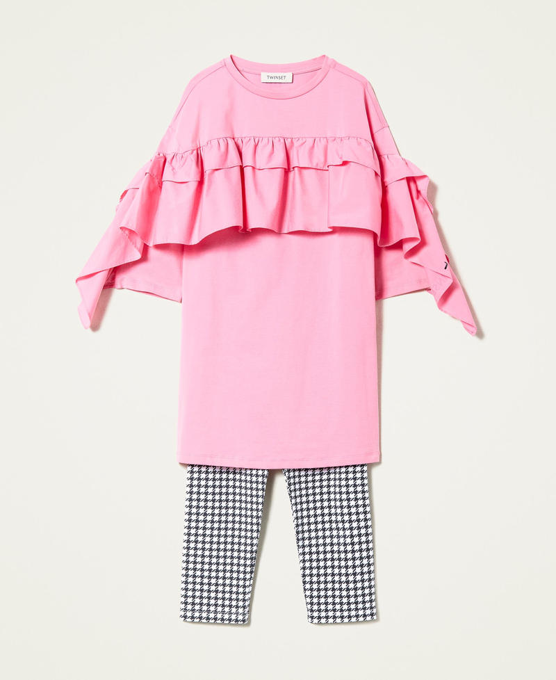 Maxi t-shirt avec volants et legging