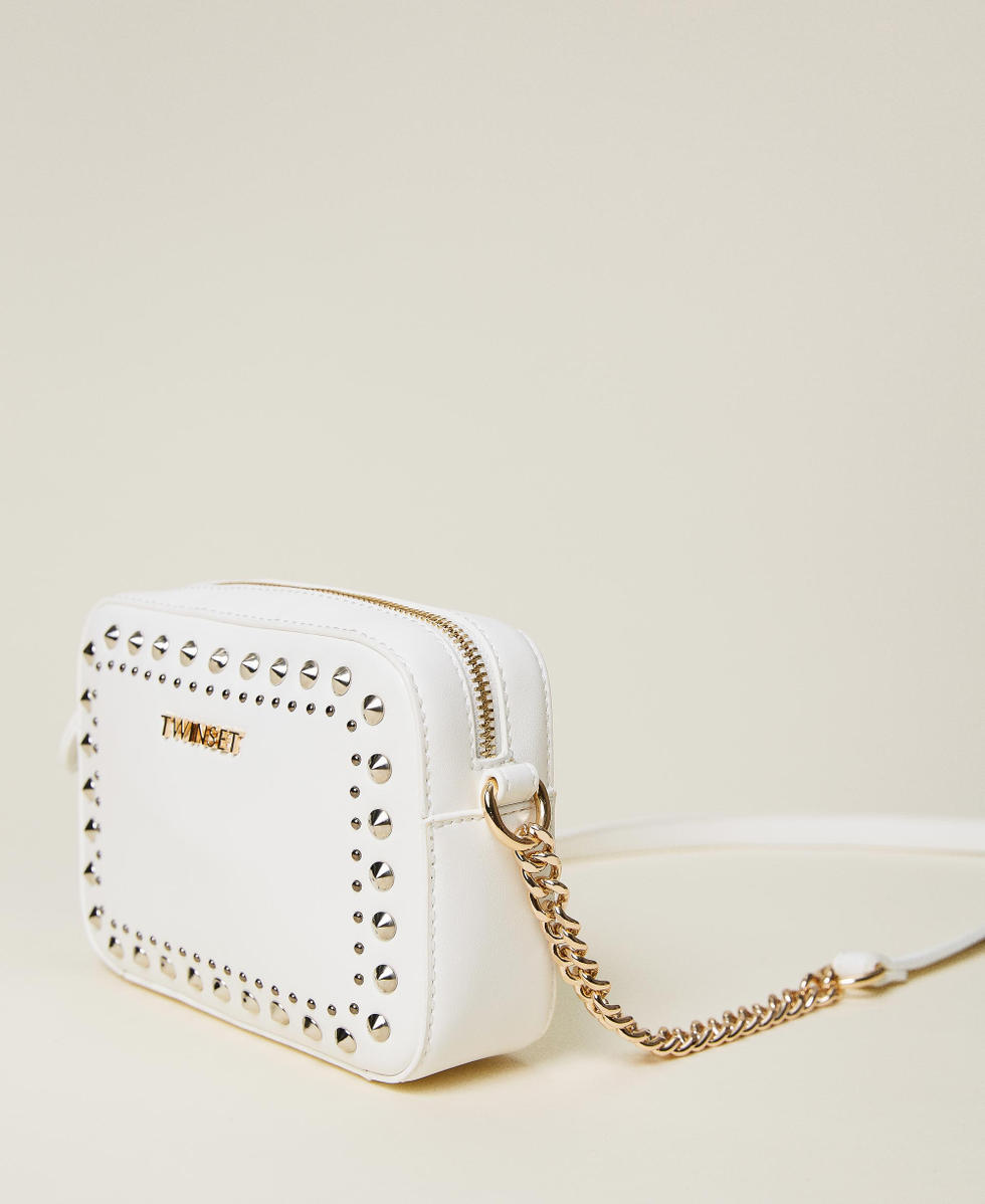 Shoulder bag with studs Girl White TWINSET Milano