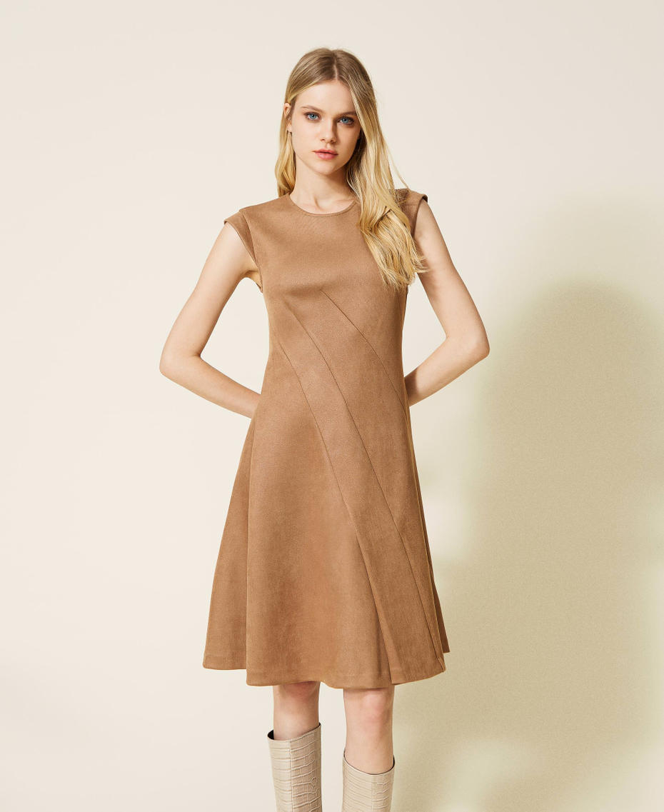Midi scuba dress