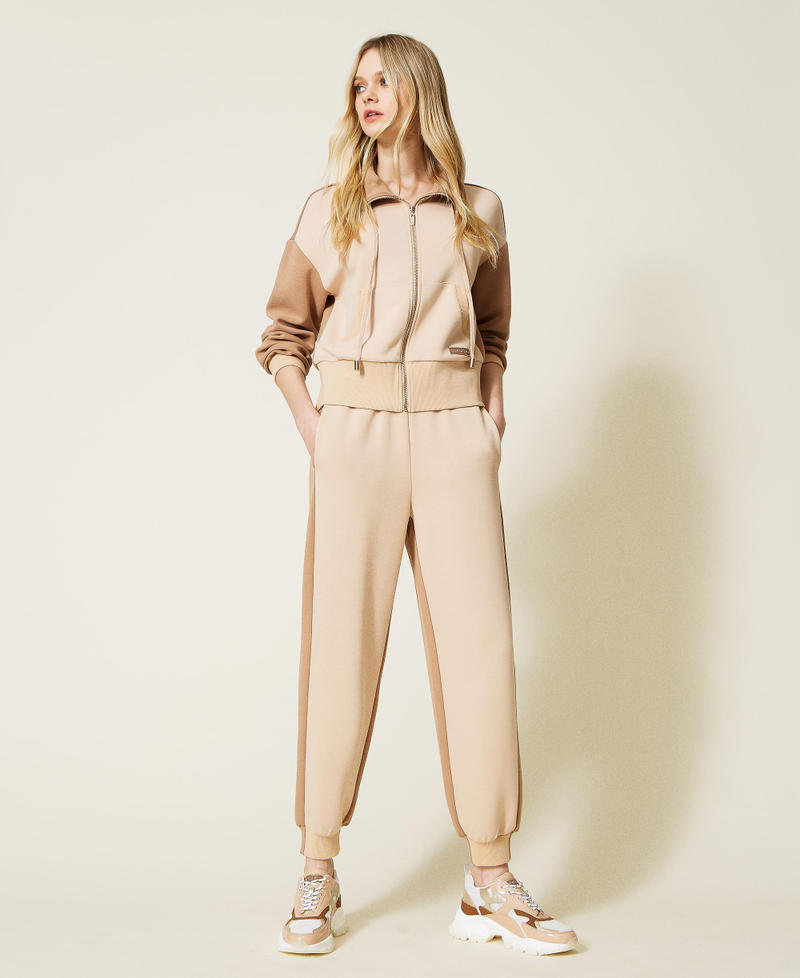 Twin set ribbed jogging suit online