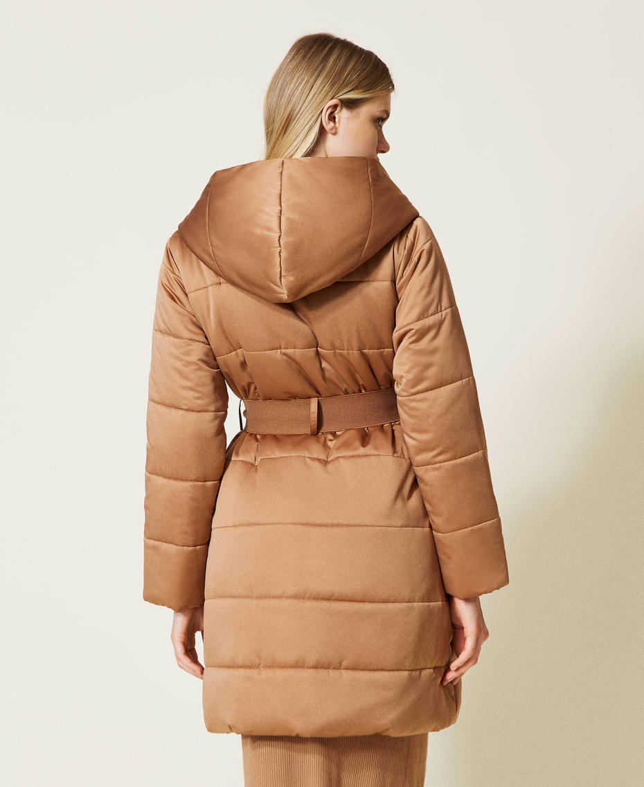 Quilted puffer jacket with removable insert