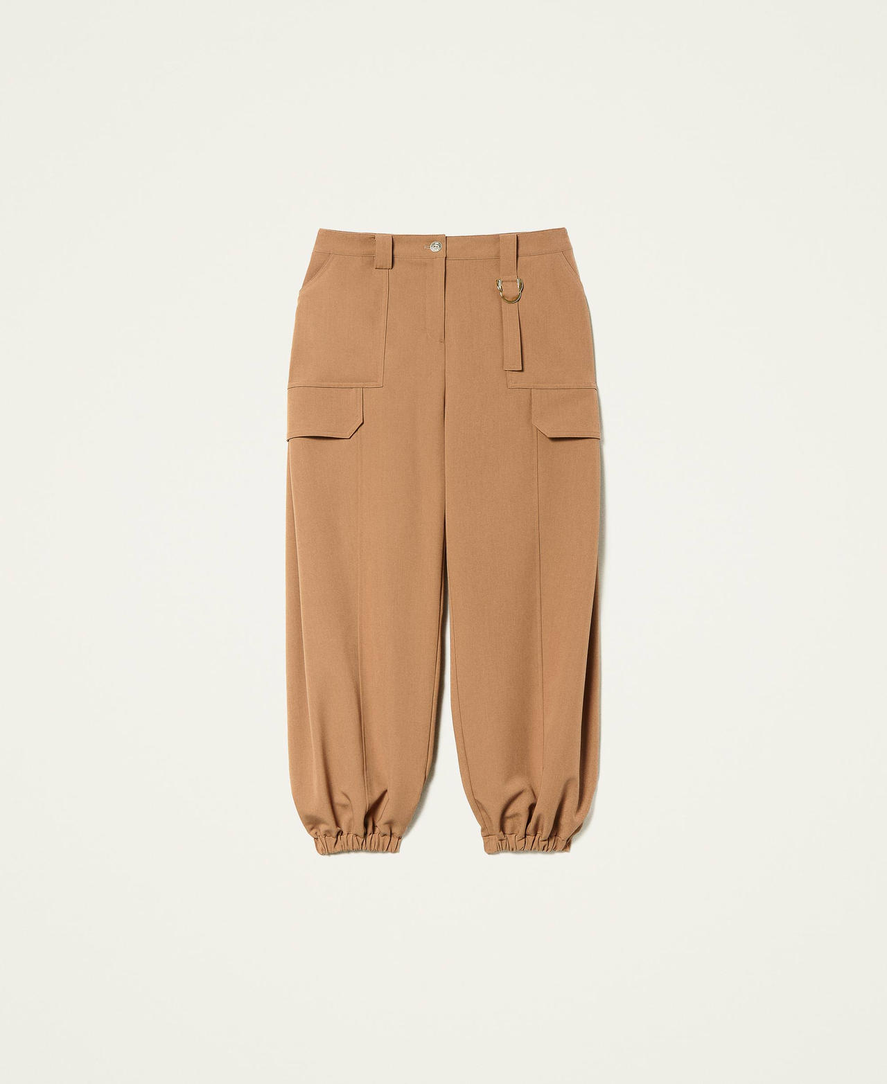 Cargo trousers with decorative ring Butter Woman 222LI28AA-0S