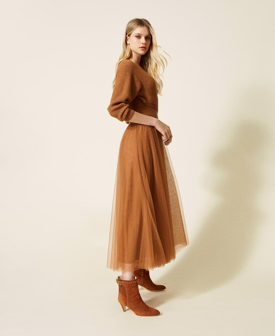 Gonna lunga in tulle