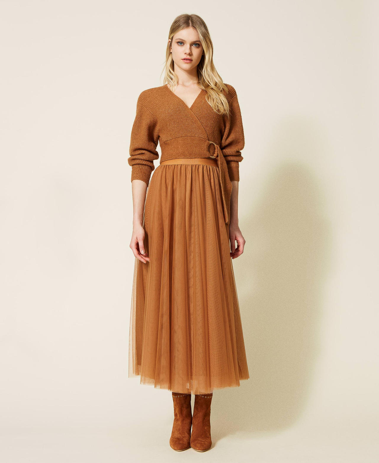 Gonna lunga in tulle